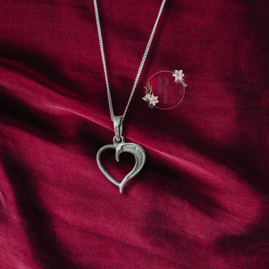 Delia - Heart Cremation Ash Necklace