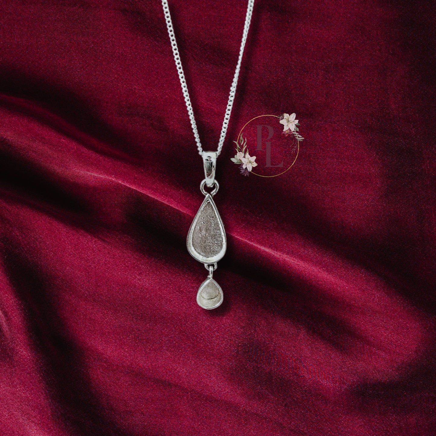 Mable - Double Teardrop Breastmilk Necklace