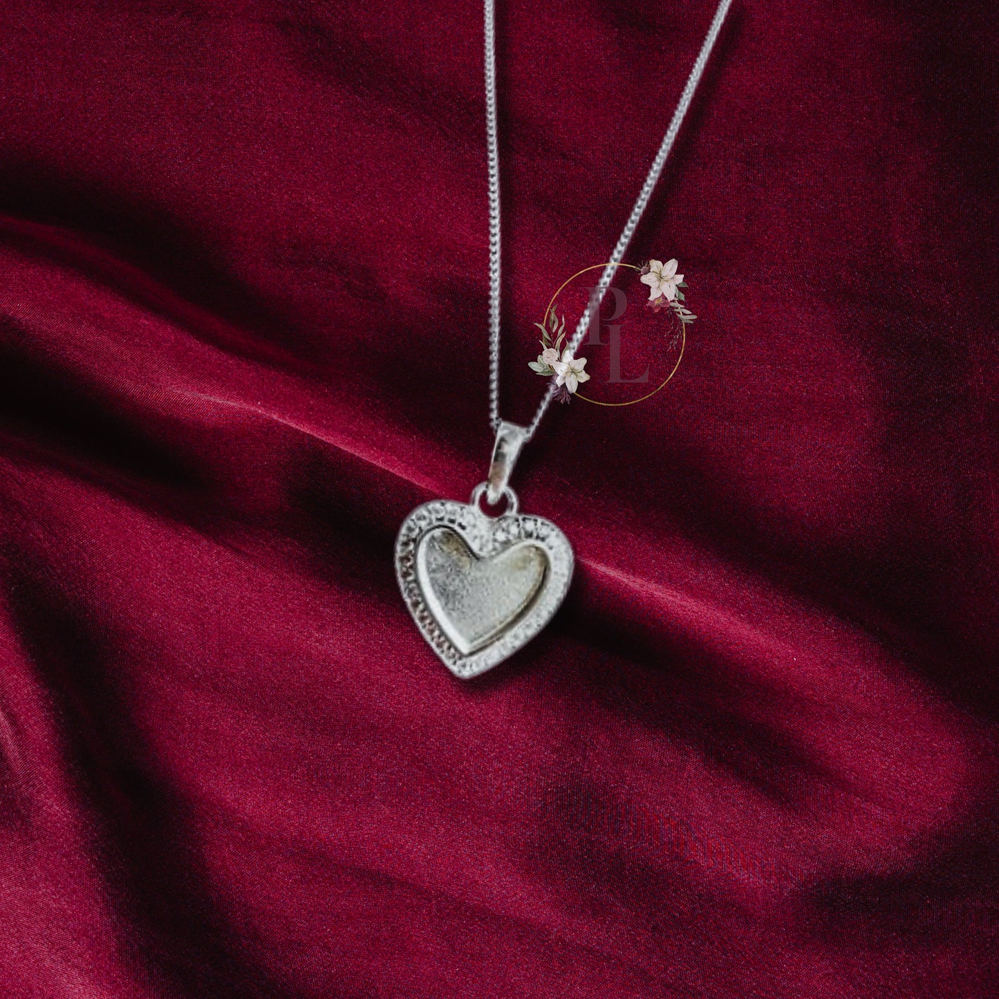 Elvera - Heart CZ Breastmilk Necklace