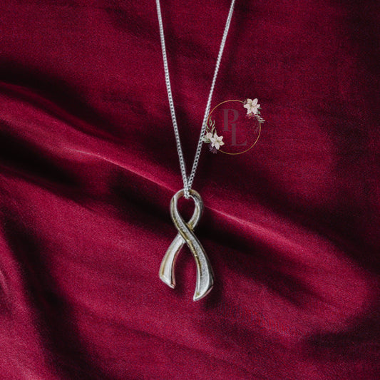 Callie - Awareness Ribbon Breastmilk Necklace