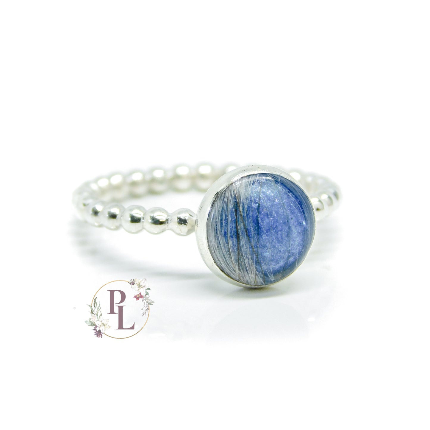 Matilda - Sterling Silver Bubble Band Cremation Ash Ring