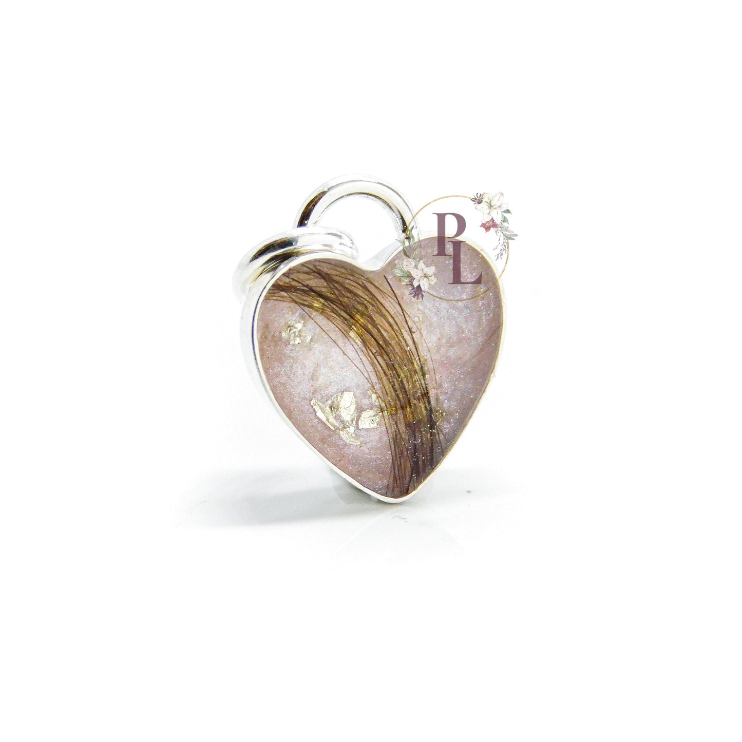 Iris - Heart Cremation Ash Necklace
