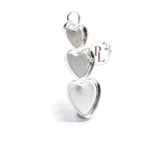 Alma - Heart Stack Cremation Ash Necklace